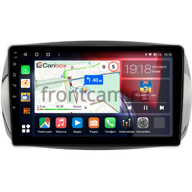 Smart Fortwo 3, Forfour 2 (2014-2023) Canbox H-Line 3792-9-019 на Android 10 (4G-SIM, 4/64, DSP, QLed)