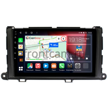 Toyota Sienna 3 (2010-2014) Canbox H-Line 3792-9-202 на Android 10 (4G-SIM, 4/64, DSP, QLed)