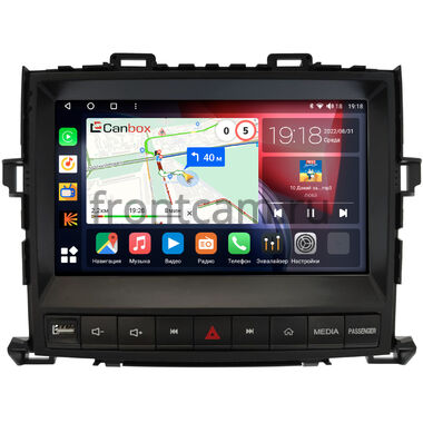 Toyota Alphard 2, Vellfire (2008-2015) (для авто с ящиком) Canbox H-Line 3792-9-4091 на Android 10 (4G-SIM, 4/64, DSP, QLed)