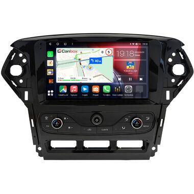 Ford Mondeo 4 2010-2014 Canbox H-Line 3792-9-5428 встроенный климат на Android 10 (4G-SIM, 4/64, DSP, QLed)