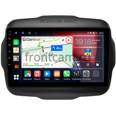 Jeep Renegade (2014-2024) Canbox H-Line 3792-9-629 на Android 10 (4G-SIM, 4/64, DSP, QLed)