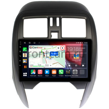 Nissan March (K13) (2013-2024) Canbox H-Line 3792-9-NI097N на Android 10 (4G-SIM, 4/64, DSP, QLed)
