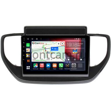 Hyundai Solaris 2 (2020-2024) (для авто с экраном) Canbox H-Line 3792-9-TK957 на Android 10 (4G-SIM, 4/64, DSP, QLed)