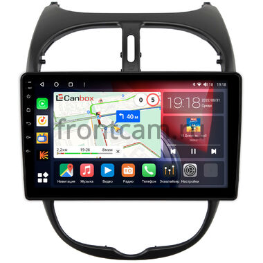 Peugeot 206 (1998-2012) Canbox H-Line 3792-9117 на Android 10 (4G-SIM, 4/64, DSP, QLed)