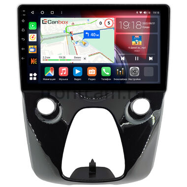 Toyota Aygo 2 (2014-2024) Canbox H-Line 3799-10-1458 на Android 10 (4G-SIM, 4/64, DSP, QLed)