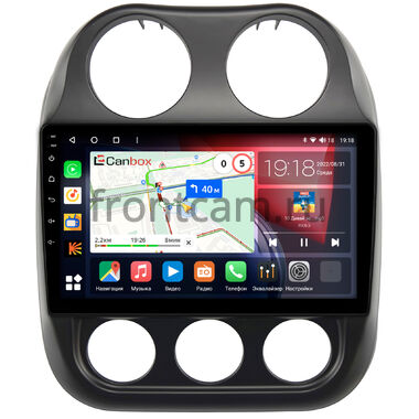 Jeep Compass, Liberty (Patriot) (2009-2016) Canbox H-Line 3799-10-810 на Android 10 (4G-SIM, 4/64, DSP, QLed)
