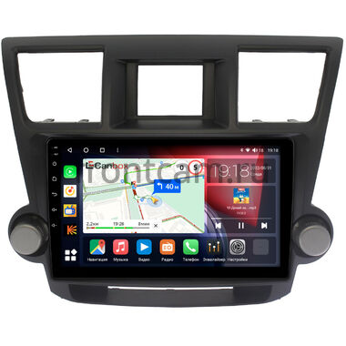 Toyota Highlander (U40) (2007-2013) (тип 2) Canbox H-Line 4165-1087 на Android 10 (4G-SIM, 4/32, DSP, QLed)