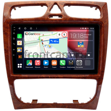 Mercedes-Benz C (w203), G (w463) (2000-2006) (дерево) Canbox H-Line 4166-9-1441 на Android 10 (4G-SIM, 4/32, DSP, QLed)