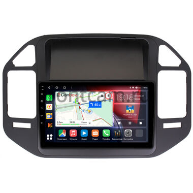 Mitsubishi Pajero 3, Montero 3 1999-2006 (черная) Canbox H-Line 4166-9-266 на Android 10 (4G-SIM, 4/32, DSP, QLed)