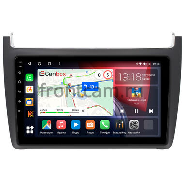 Volkswagen Polo 5 (2009-2020) (матовая) Canbox H-Line 4166-9091 на Android 10 (4G-SIM, 4/32, DSP, QLed)