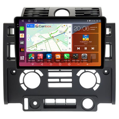 Land Rover Defender (2007-2016) Canbox H-Line 2K 4180-9-013 на Android 10 (4G-SIM, 4/32, DSP, QLed)