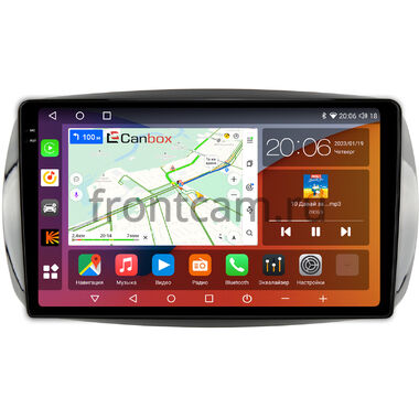 Smart Fortwo 3, Forfour 2 (2014-2024) Canbox H-Line 2K 4180-9-019 на Android 10 (4G-SIM, 4/32, DSP, QLed)