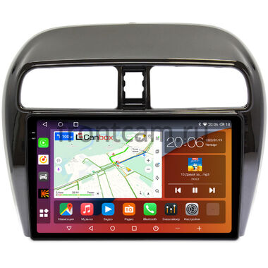 Mitsubishi Mirage 6 (2012-2024) Canbox H-Line 2K 4180-9-129 на Android 10 (4G-SIM, 4/32, DSP, QLed)
