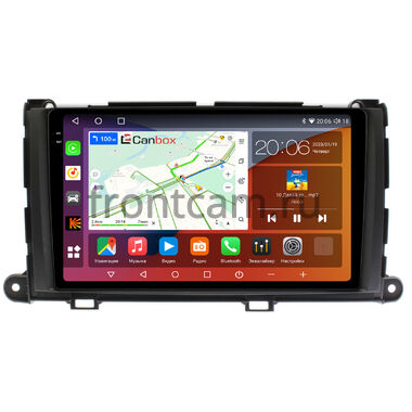 Toyota Sienna 3 (2010-2014) Canbox H-Line 2K 4180-9-202 на Android 10 (4G-SIM, 4/32, DSP, QLed)