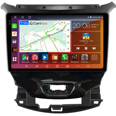Chevrolet Cruze 2 (2015-2022) Canbox H-Line 2K 4180-9-2113 на Android 10 (4G-SIM, 4/32, DSP, QLed)