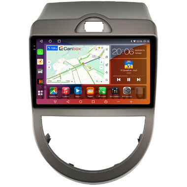 Kia Soul 2008-2011 Canbox H-Line 2K 4180-9-337 на Android 10 (4G-SIM, 4/32, DSP, QLed)