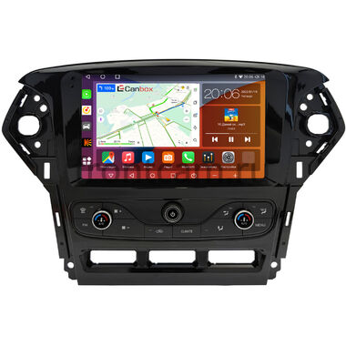 Ford Mondeo 4 2010-2014 Canbox H-Line 2K 4180-9-5428 встроенный климат на Android 10 (4G-SIM, 4/32, DSP, QLed)