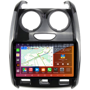 Renault Duster (2015-2021) Canbox H-Line 2K 4180-9-RE046N на Android 10 (4G-SIM, 4/32, DSP, QLed)