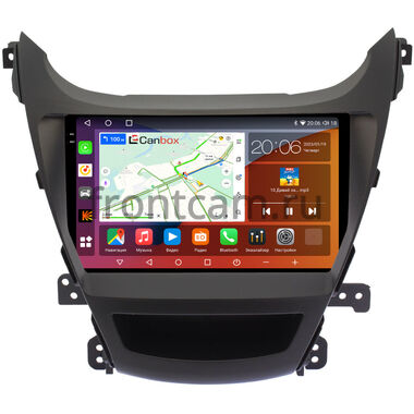 Hyundai Elantra 5 (MD) (2013-2016) Canbox H-Line 2K 4180-9023 для авто без камеры на Android 10 (4G-SIM, 4/32, DSP, QLed)