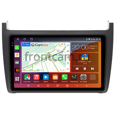 Volkswagen Polo 5 2009-2020 (матовая) Canbox H-Line 2K 4180-9091 на Android 10 (4G-SIM, 4/32, DSP, QLed)