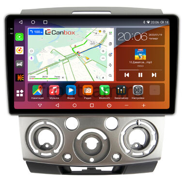 Ford Ranger 2 (2006-2011) Canbox H-Line 2K 4180-9139 на Android 10 (4G-SIM, 4/32, DSP, QLed)