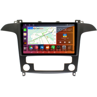 Ford S-Max, Galaxy 2 (2006-2015) (с климат-контролем) Canbox H-Line 2K 4180-9-9486 на Android 10 (4G-SIM, 4/32, DSP, QLed)