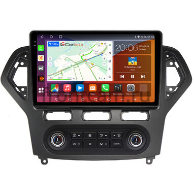 Ford Mondeo 4 2006-2010 Canbox H-Line 2K 4181-10-1380 встроенный климат на Android 10 (4G-SIM, 4/32, DSP, QLed)