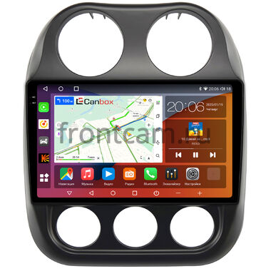 Jeep Compass, Liberty (Patriot) (2009-2016) Canbox H-Line 2K 4181-10-810 на Android 10 (4G-SIM, 4/32, DSP, QLed)