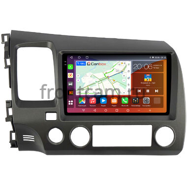 Honda Civic 8 4D 2005-2012 (левый руль, седан) Canbox H-Line 2K 4182-9-1061 на Android 10 (4G-SIM, 4/64, DSP, QLed)