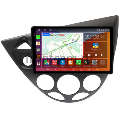 Ford Focus 1998-2005 (черная) Canbox H-Line 2K 4182-9-1716 на Android 10 (4G-SIM, 4/64, DSP, QLed)