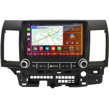 Mitsubishi Lancer 10 2007-2017 Canbox H-Line 2K 4182-9-3300 на Android 10 (4G-SIM, 4/64, DSP, QLed)