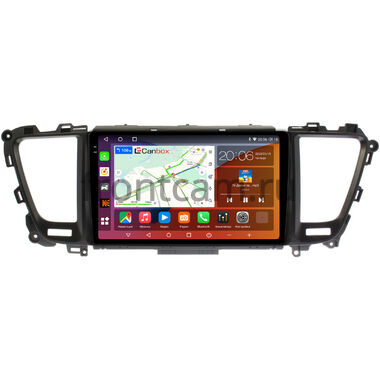 Kia Carnival 3 (2014-2021) Canbox H-Line 2K 4182-9-520 на Android 10 (4G-SIM, 4/64, DSP, QLed)