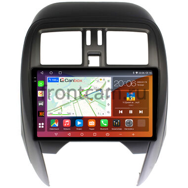 Nissan March (K13) (2013-2024) Canbox H-Line 2K 4182-9-NI097N на Android 10 (4G-SIM, 4/64, DSP, QLed)