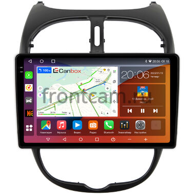 Peugeot 206 (1998-2012) Canbox H-Line 2K 4182-9117 на Android 10 (4G-SIM, 4/64, DSP, QLed)
