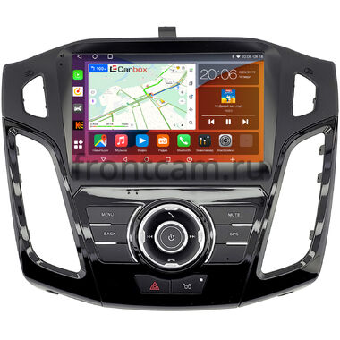 Ford Focus 3 2011-2019 (черная, глянцевая, Тип 1) Canbox H-Line 2K 4184-9-2360 на Android 10 (4G-SIM, 6/128, DSP, QLed)