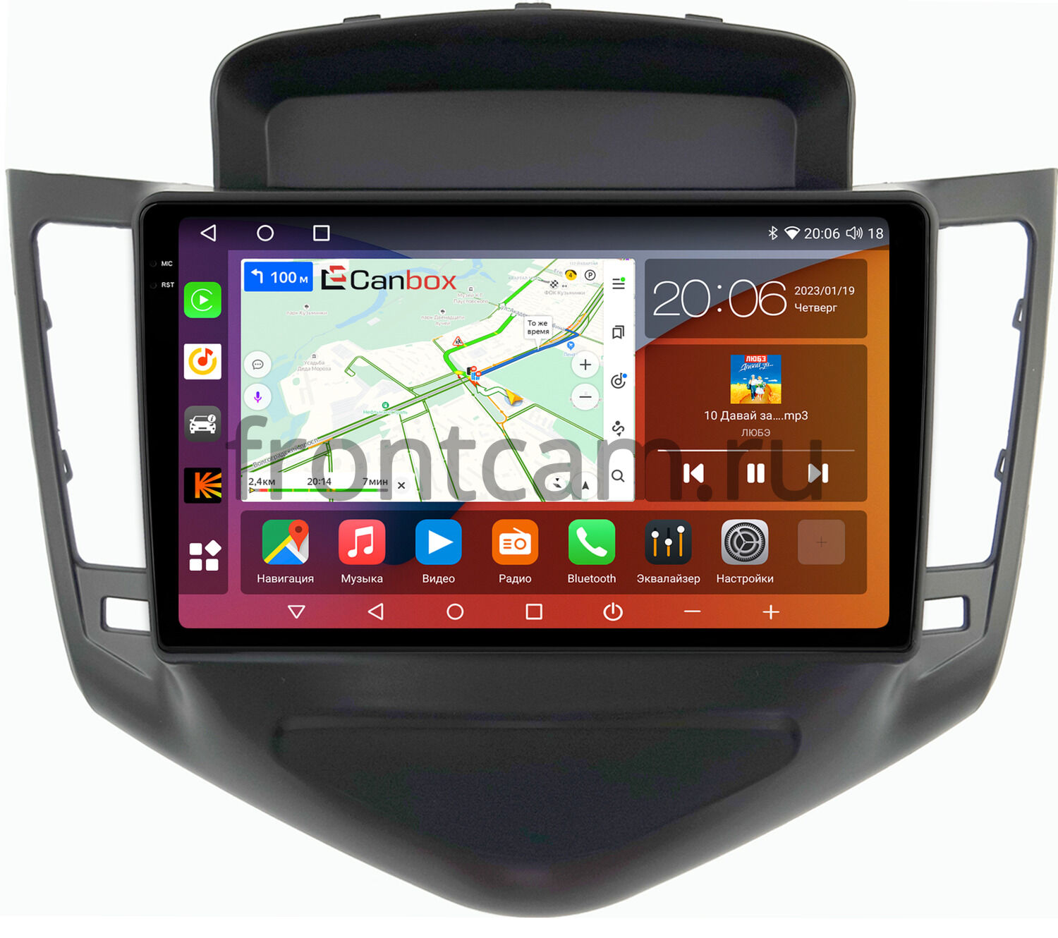 Штатная магнитола Canbox H-Line 2K 4184-9010 для Chevrolet Cruze  (2008-2012) (черная) на Android 10 (4G-SIM, 6/128, DSP, QLed) Купить в  городе Москва