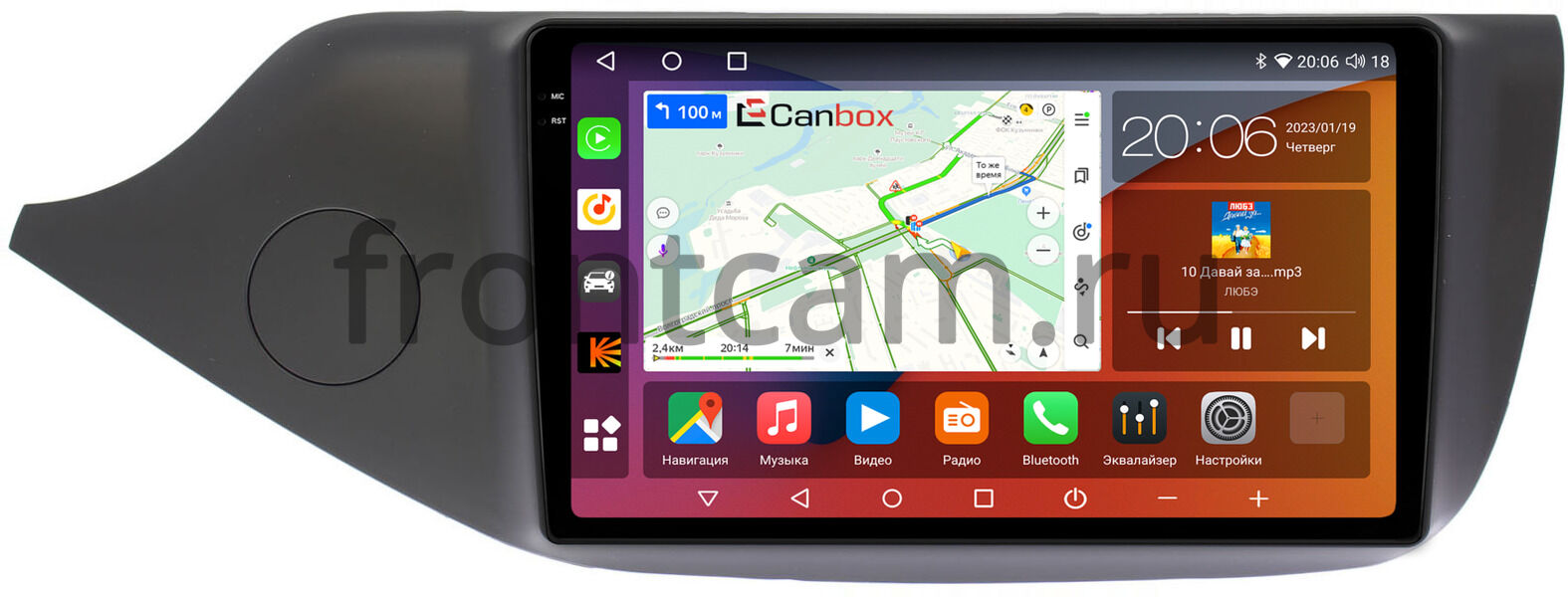 Штатная магнитола Kia Ceed 2 (2012-2018) (матовая) Canbox H-Line 2K  4184-9098 на Android 10 (4G-SIM, 6/128, DSP, QLed) Купить в городе Москва