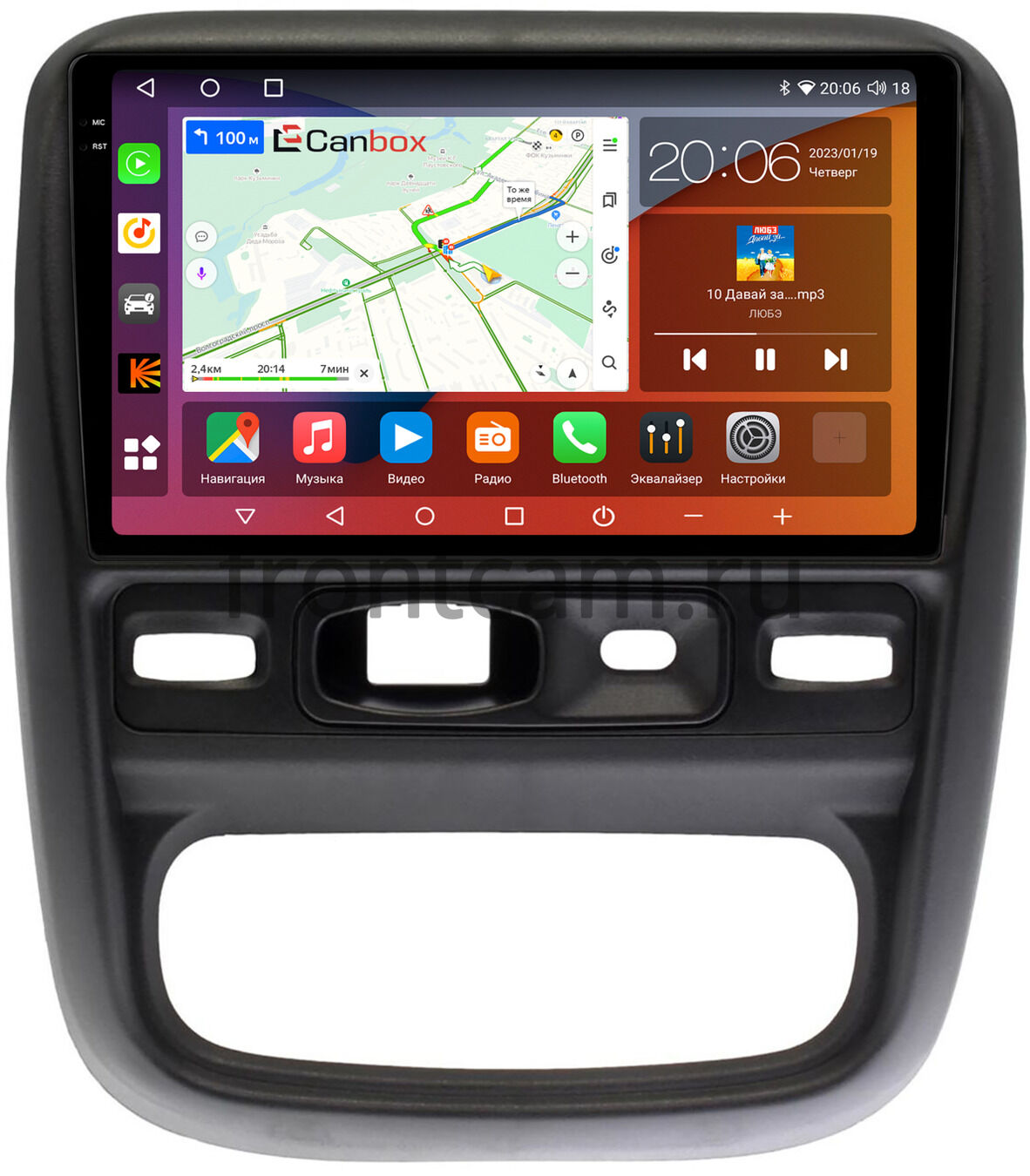 Штатная магнитола Canbox H-Line 2K 4186-9-048 для Renault Duster  (2010-2015) на Android 10 (4G-SIM, 8/256, DSP, QLed) Купить в городе Москва