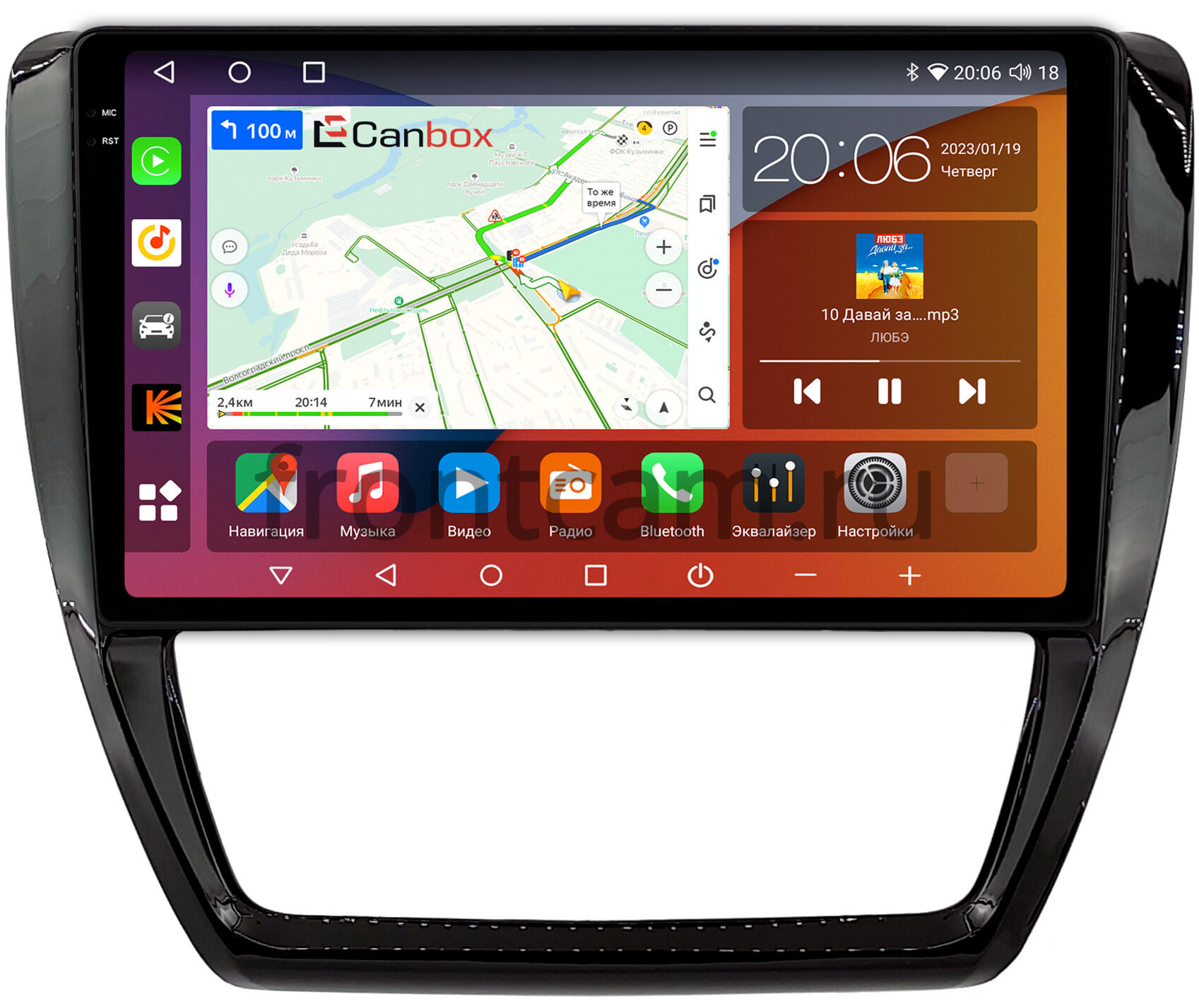 Штатная магнитола Canbox H-Line 2K 4187-10-043 для Volkswagen Jetta 6  (2010-2018) (глянец) на Android 10 (4G-SIM, 8/256, DSP, QLed) Купить в  городе Москва