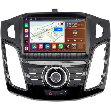 Ford Focus 3 2011-2019 (черная, глянцевая, Тип 1) Canbox H-Line 4196-9-2360 на Android 10 (4G-SIM, 6/128, DSP, QLed)