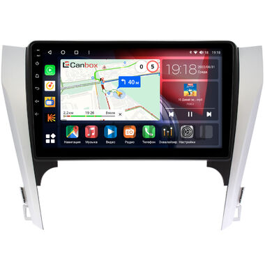 Toyota Camry XV50 2011-2014 Canbox H-Line 4198-10-169-1 на Android 10 (4G-SIM, 8/128, DSP, QLed) (для авто с камерой, JBL)