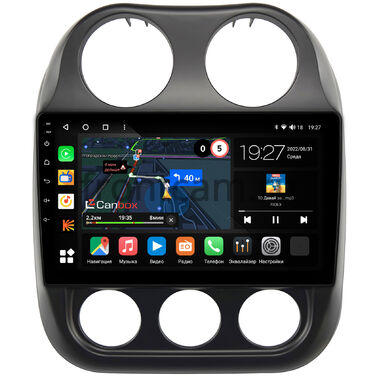 Jeep Compass, Liberty (Patriot) (2009-2016) Canbox M-Line 4541-10-810 на Android 10 (4G-SIM, 4/64, DSP, QLed)