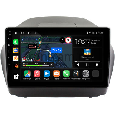 Hyundai ix35, Tucson 2 (2009-2015) Canbox M-Line 4541-1042 на Android 10 (4G-SIM, 4/64, DSP, QLed) (для авто с камерой)