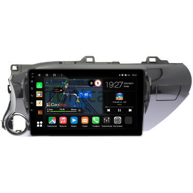 Toyota Hilux 8 (2015-2024) (руль слева) Canbox M-Line 4541-1056 на Android 10 (4G-SIM, 4/64, DSP, QLed) (для любой комплектации)