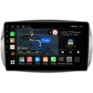 Smart Fortwo 3, Forfour 2 (2014-2024) Canbox M-Line 4542-9-019 на Android 10 (4G-SIM, 4/64, DSP, QLed)