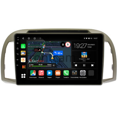 Nissan March (K12), Micra (K12) (2002-2010) Canbox M-Line 4542-9-1354 на Android 10 (4G-SIM, 4/64, DSP, QLed)
