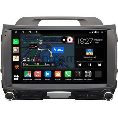 Kia Sportage 3 (2010-2016) (для авто без усилителя) Canbox M-Line 4542-9-2772 на Android 10 (4G-SIM, 4/64, DSP, QLed)