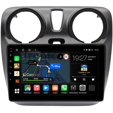 Renault Dokker (2012-2021) Canbox M-Line 4542-9-2819 на Android 10 (4G-SIM, 4/64, DSP, QLed)