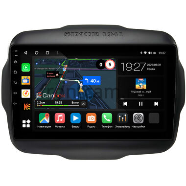Jeep Renegade (2014-2024) Canbox M-Line 4542-9-629 на Android 10 (4G-SIM, 4/64, DSP, QLed)