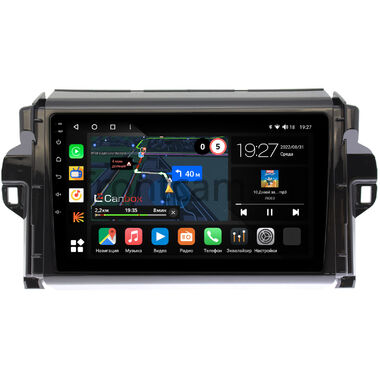 Toyota Fortuner 2 (2015-2024) Canbox M-Line 4542-9106 на Android 10 (4G-SIM, 4/64, DSP, QLed)